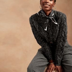 Banana Republic Fisherman Cable-Knit Sweater